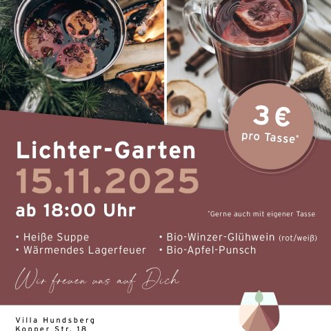 Lichter-Garten Plakat, © Manuela Kolbe Lichter-Garten Plakat, © Manuela Kolbe