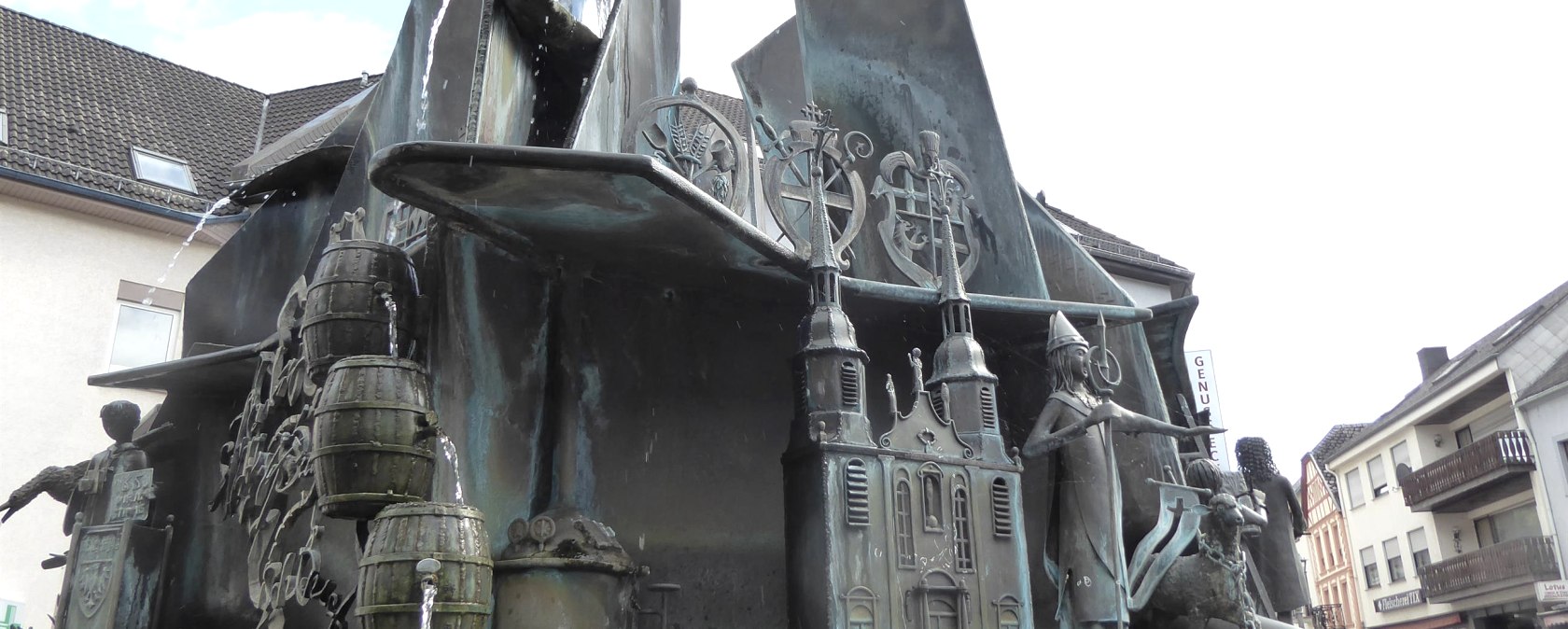 Brunnen am Teichplatz, Prüm, © Tourist-Information Prümer Land Brunnen am Teichplatz, Prüm, © Tourist-Information Prümer Land