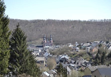 Panoramablick von der Kalvarienbergkapelle Prüm, © Tourist-Information Prümer Land Panoramablick von der Kalvarienbergkapelle Prüm, © Tourist-Information Prümer Land