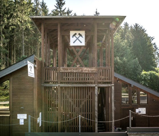 The Mühlenbergerstollen visitor mine in Bleialf is close to the hiking tour, © Eifel Tourismus GmbH, Dominik Ketz The Mühlenbergerstollen visitor mine in Bleialf is close to the hiking tour, © Eifel Tourismus GmbH, Dominik Ketz