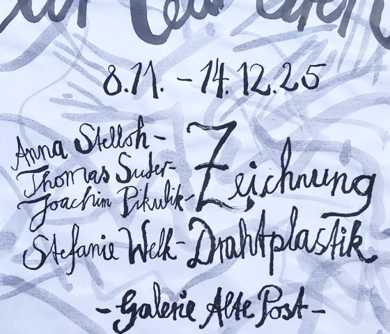 Plakat lineatouren, © Mechthild Waxweiler Plakat lineatouren, © Mechthild Waxweiler