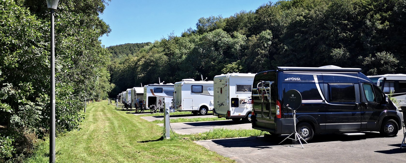 Wohnmobilstellplatz in Prüm, © Tourist-Information Prümer Land/Stadt Prüm Wohnmobilstellplatz in Prüm, © Tourist-Information Prümer Land/Stadt Prüm