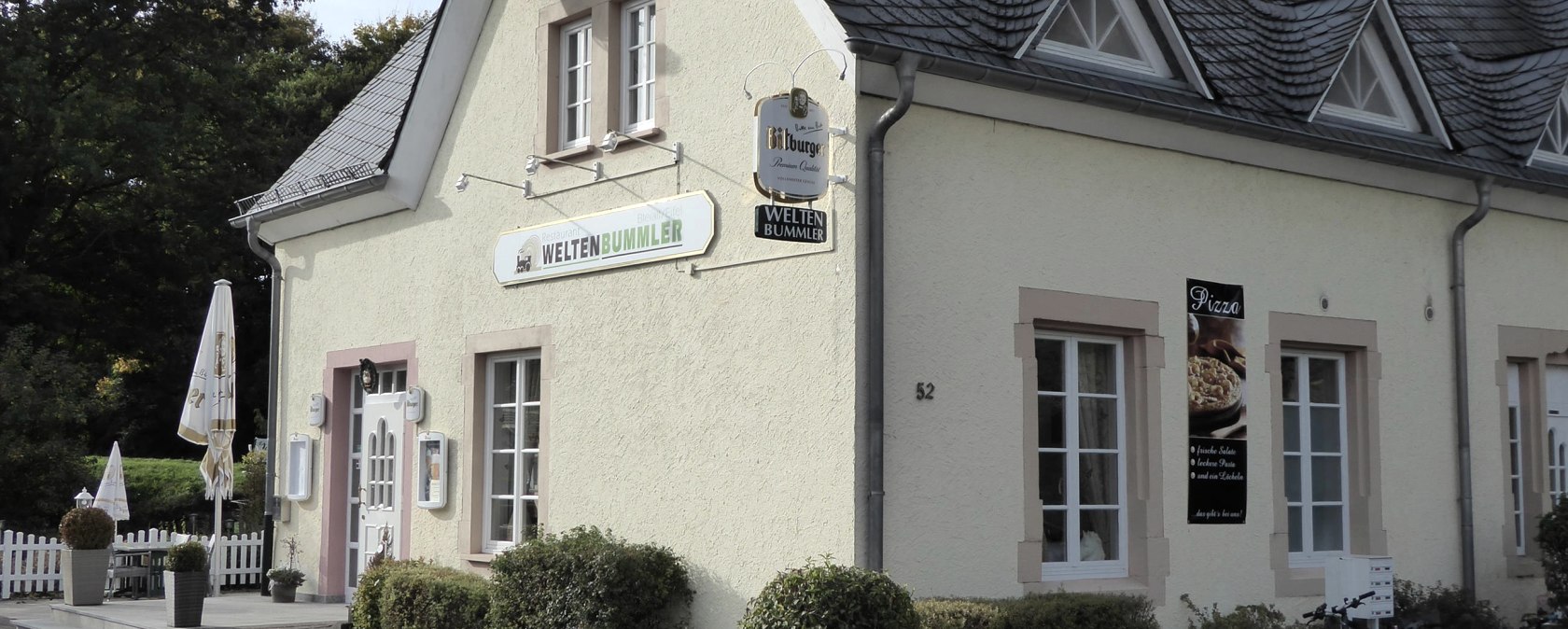 Restaurant Weltenbummler E-Bike-Ladestation, © Tourist-Information Prümer Land Restaurant Weltenbummler E-Bike-Ladestation, © Tourist-Information Prümer Land