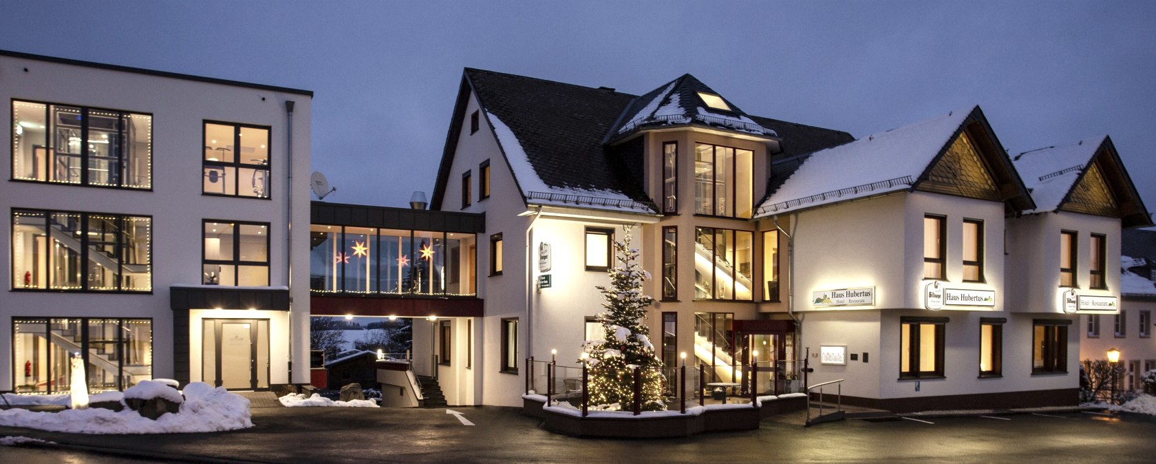 Hotel Haus Hubertus im Winter, Winterspelt, © Hotel Haus Hubertus, Marcel Jänen Hotel Haus Hubertus im Winter, Winterspelt, © Hotel Haus Hubertus, Marcel Jänen