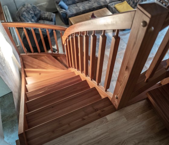 Treppenaufgang zur Schlafempore Treppenaufgang zur Schlafempore