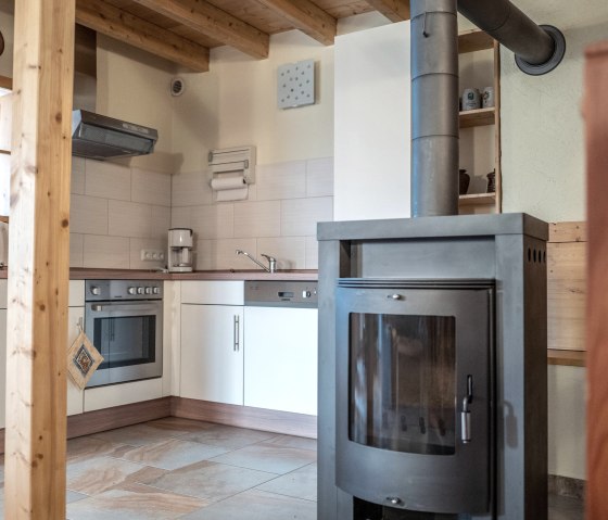 Kamin mit Küchenecke Kamin mit Küchenecke