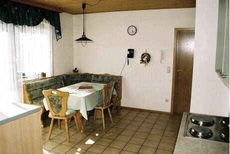 Dining area in spacious kitchen