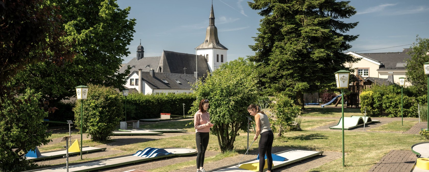 Minigolf Altes Backhaus, Bleialf, © Eifel Tourismus GmbH, Dominik Ketz