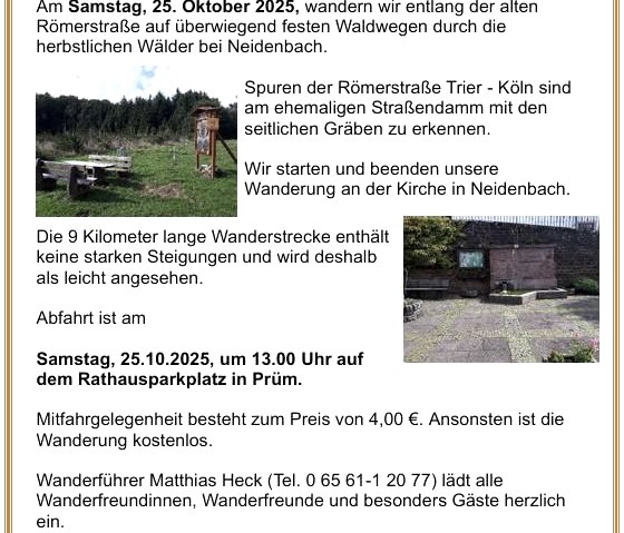 Herbstwanderung