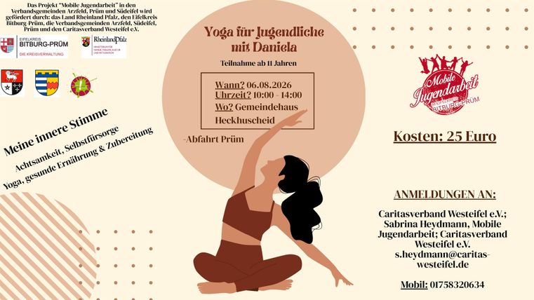 Flyer pour une activité de ski nautique au Trialogo le 29 juillet. Un cours d'initiation sera proposé, suivi de temps pour nager et se détendre sur la plage.