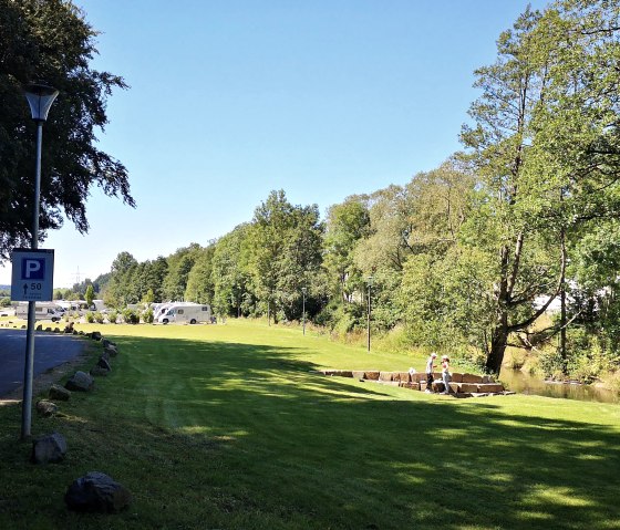 Wohnmobilstellplatz Pr&uuml;m Einfahrt, &copy; Tourist-Information Pr&uuml;mer Land/Stadt Pr&uuml;m