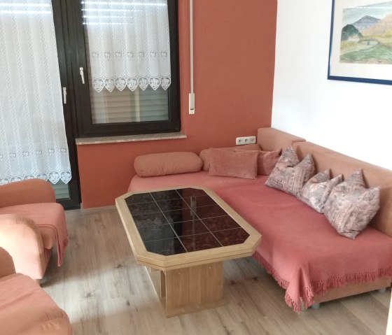 Living room with a view of the countryside