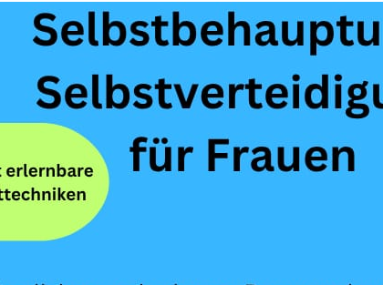 Veranstaltungsplakat der LandFrauenPrüm, zur Veranstaltung Selbstbehauptung/Selbstverteidigung für Frauen