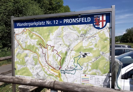 Pronsfeld, Wanderparkplatz Nähe Wohnmobilstellplat, © Tourist-Information Prümer Land