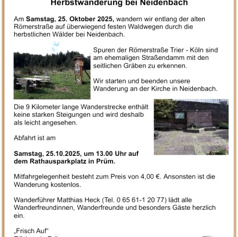 Herbstwanderung