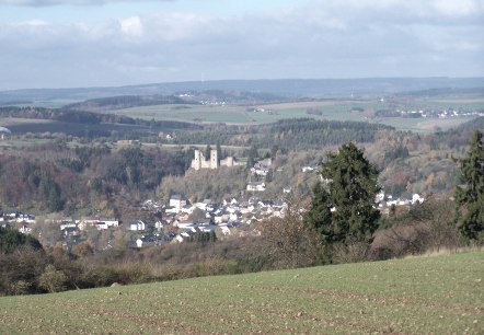 Panorama Schönecken, Naturpark Nordeifel, © Tourist-Information Prümer Land/Naturpark Nordeifel Geschäftsstelle Prüm