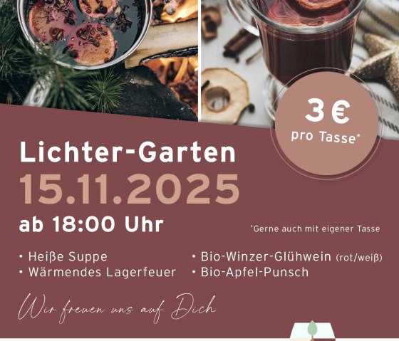 Lichter-Garten Plakat, © Manuela Kolbe