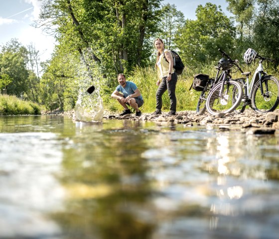 Waterpret op het Kyll fietspad, &copy; Eifel Tourismus GmbH, Dominik Ketz