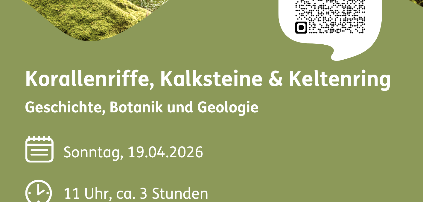 Plakat "Korallenriffe, Kalksteine & Keltenring", &copy; Naturpark Nordeifel e.V.