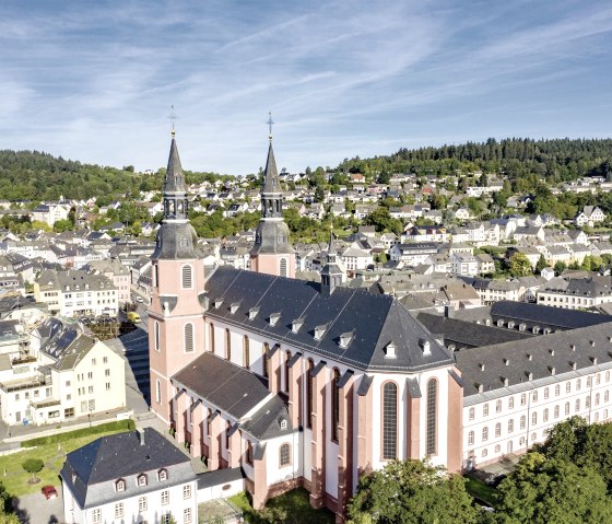 Blick auf Prüm mit St. Salvator Basilika Prüm, © Eifel Tourismus (ET) GmbH