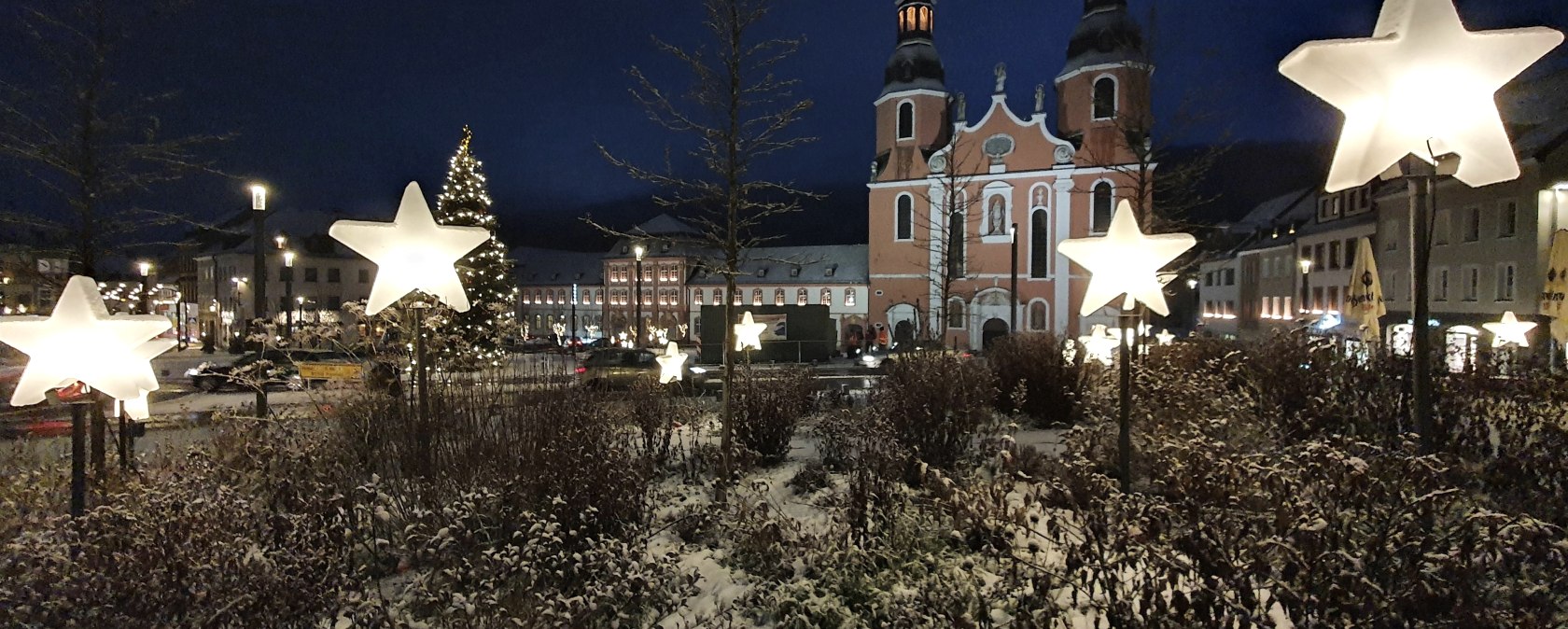 Adventsstimmung in Prüm, St. Salvator Basilika, © Tourist-Information Prümer Land